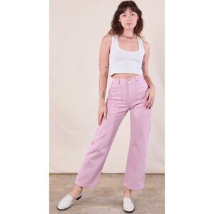 Big Bud Press L Women's Trousers in Lilac/Light Pink